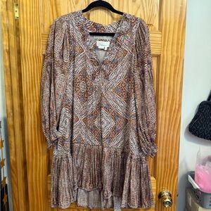 Bohemian Patterned Women's Dress